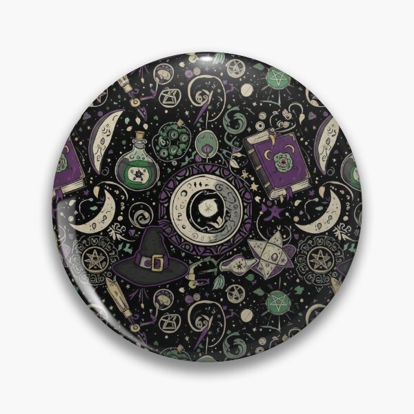 Item preview, Whimsical witch designed and sold by Loveandfrappes.