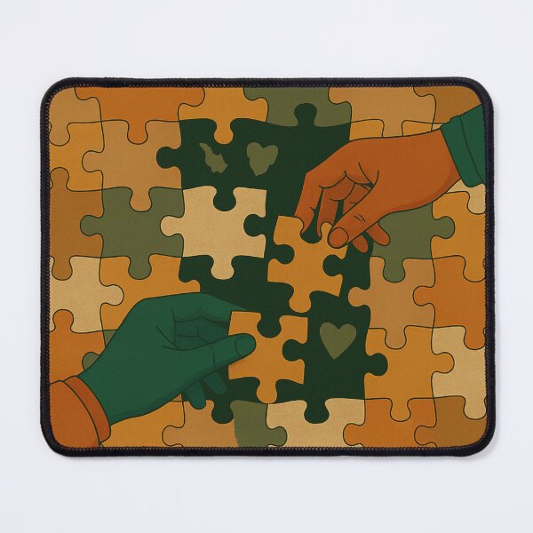 Item preview, Together Like a Puzzle – Even When the World Falls Apart designed and sold by Not-Only-You.