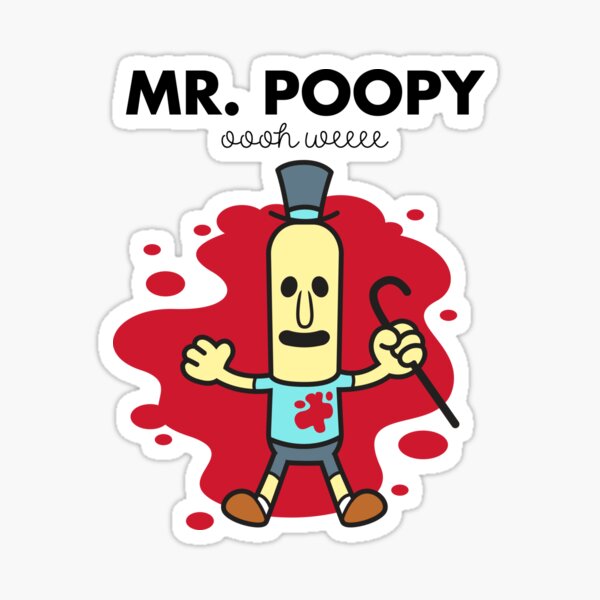 Vista previa del artículo con la obra «Sr. Poopy», diseñado y vendido por harebrained.