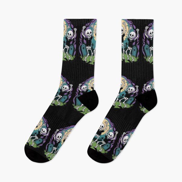 Item preview, Dancing Skeletons Dachshund Halloween designed and sold by BHMARTS.