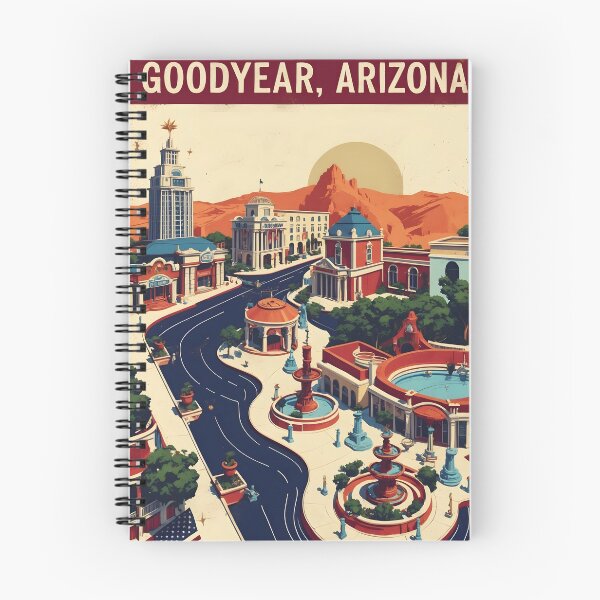 Item preview, Goodyear Arizona 1950s USA Vintage Travel Tourism designed and sold by TravelersGems.