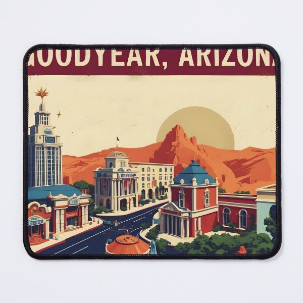 Item preview, Goodyear Arizona 1950s USA Vintage Travel Tourism designed and sold by TravelersGems.