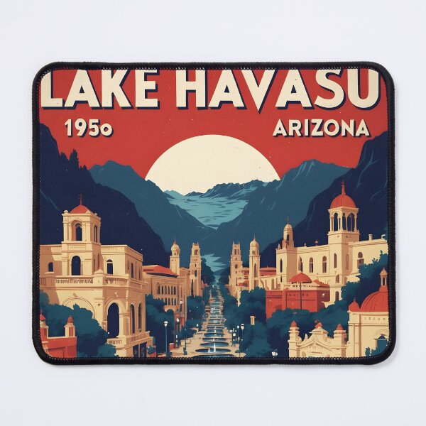 Item preview, Lake Havasu Arizona 1950s USA Vintage Travel Tourism designed and sold by TravelersGems.