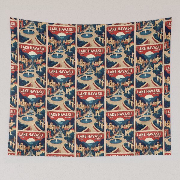 Item preview, Lake Havasu Arizona 1950s USA Vintage Travel Tourism designed and sold by TravelersGems.