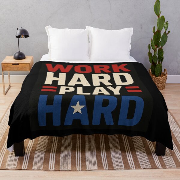 Item preview, Work Hard Play Hard - Motivational Star designed and sold by DesignsMjB.