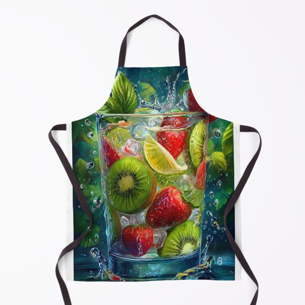 Item preview, Refreshing Fruit Cocktail with Mint and Ice Cubes designed and sold by Artessie.