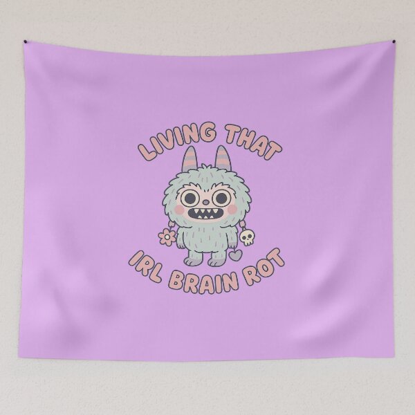 Item preview, IRL Brain Rot – Pastel Monster Collectible designed and sold by Bratak.