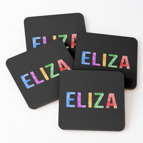 Item preview, Eliza Name Bright Colors designed and sold by Jeallan Designs.