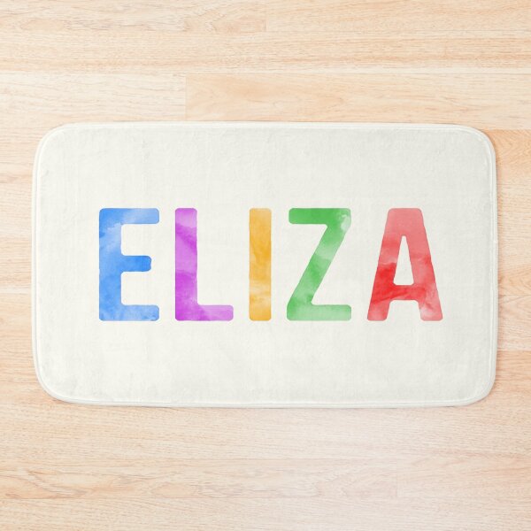 Item preview, Eliza Name Bright Colors designed and sold by Jeallan Designs.