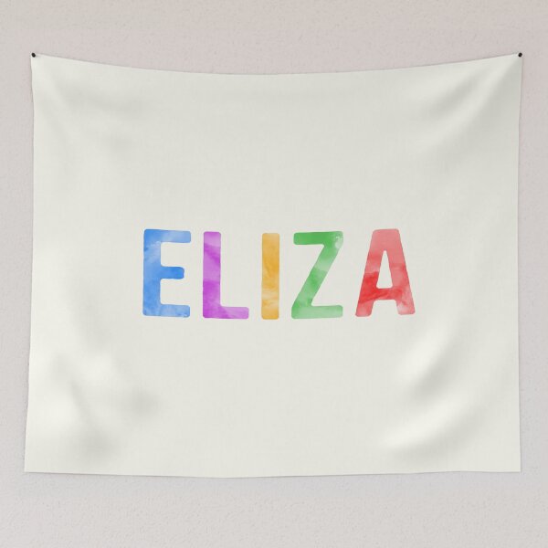 Artikelvorschau, Eliza Name Helle Farben entworfen und verkauft von Jeallan Designs.