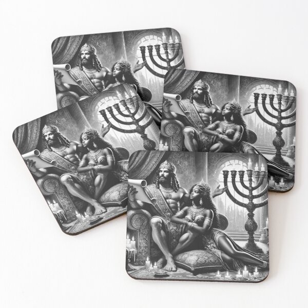 Item preview, King Solomon and the Queen of Sheba designed and sold by Shem photo .