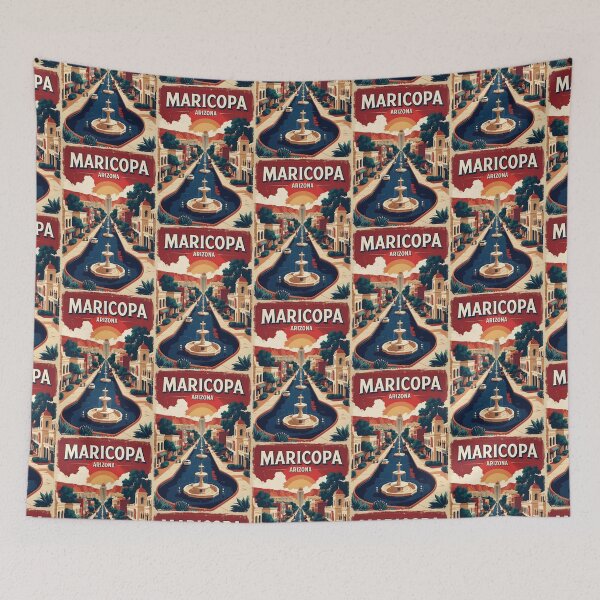 Item preview, Maricopa Arizona 1950s USA Vintage Travel Tourism designed and sold by TravelersGems.