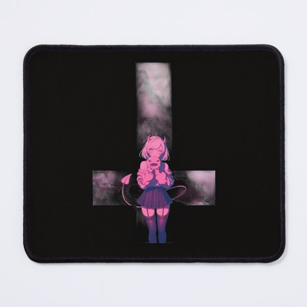 Item preview, upside down anime demon designed and sold by CursedbyLilith.
