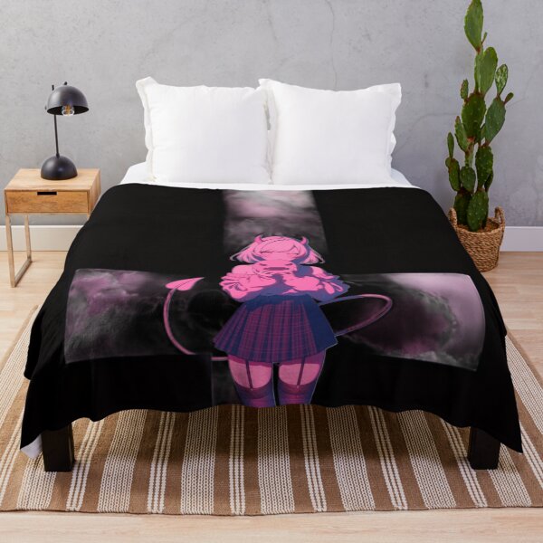 Item preview, upside down anime demon designed and sold by CursedbyLilith.