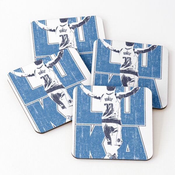Item preview, Luka Doncic 77 Dallas Celebration Art designed and sold by shem233.