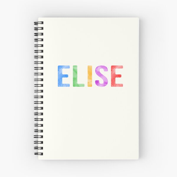 Artikelvorschau, Elise Name Helle Farben entworfen und verkauft von Jeallan Designs.