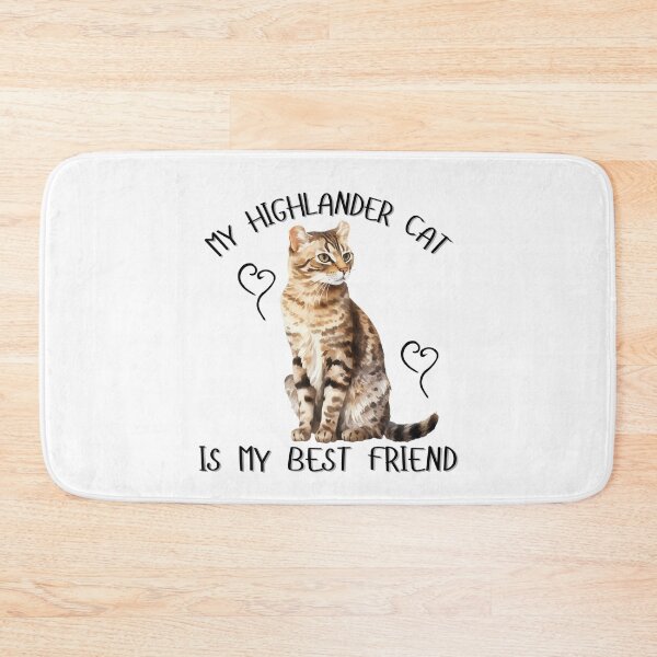 Item preview, My Highlander Cat Is My Best Friend designed and sold by Viikis.