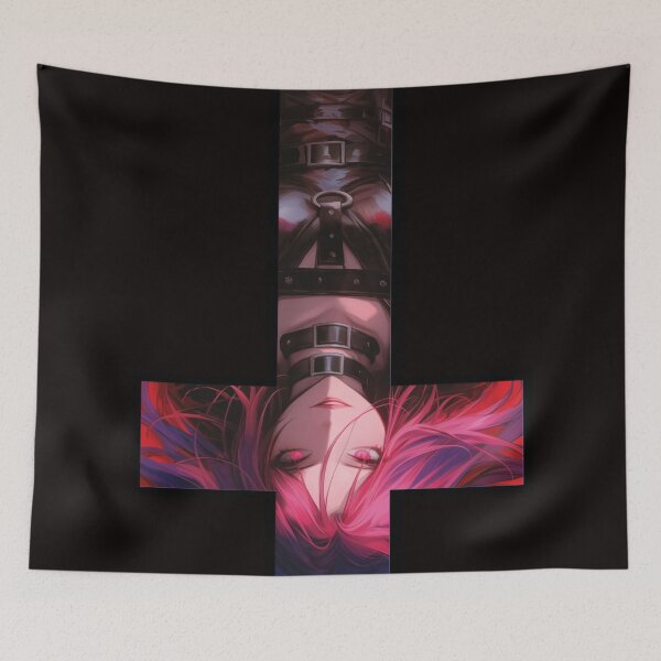 Item preview, Upside Down Anime Girl designed and sold by CursedbyLilith.