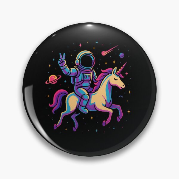 Item preview, Astronaut Riding a Unicorn – Cosmic Adventure designed and sold by OnPointOutfits.