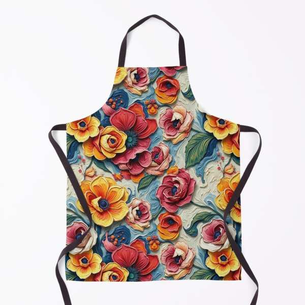 Item preview, 3D Textured Oil Painting Floral Pattern for Home Decor and Accessories | Flower design for T-Shirts, Mugs & Stickers, Phone Cases designed and sold by TheGaliyaStudio.