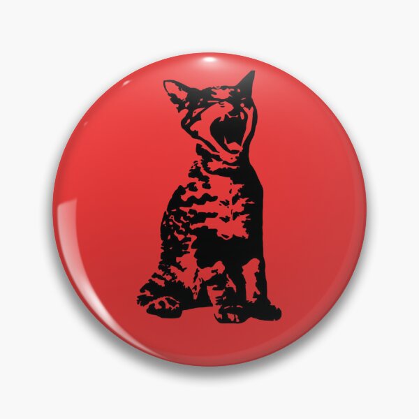 Item preview, deftones cat Sticker designed and sold by Feather Art.