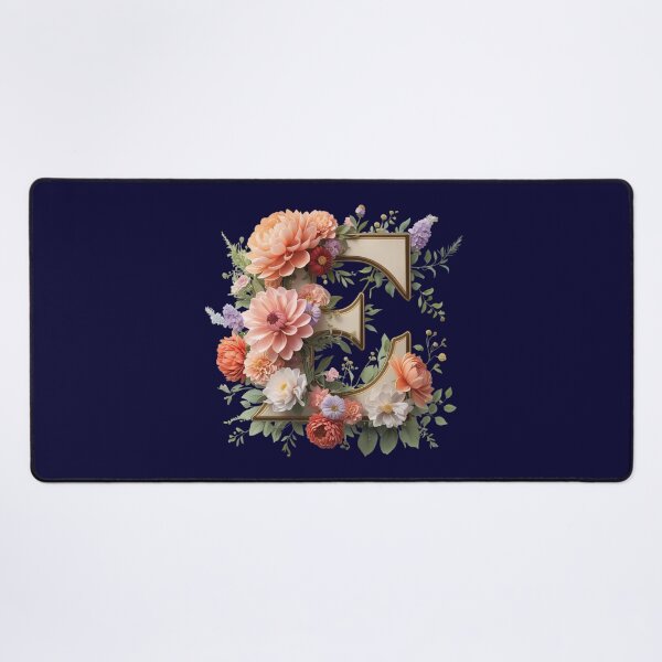 Item preview,  Elegant Floral Monogram Letter E – Botanical Initial with Peonies, Roses & Dahlias | Personalized Gift & Feminine Decor designed and sold by AmenAlways.