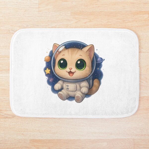 Item preview, Lindo gato espacial: gatito astronauta en el espacio exterior designed and sold by Liv Solara.