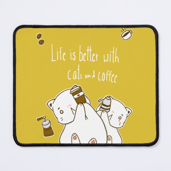 Item preview, The cat holds coffee. designed and sold by Jababoom.