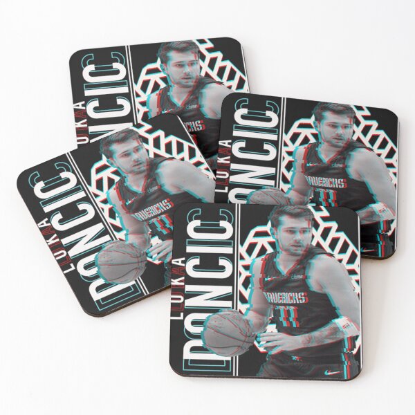 Item preview, Luka Dončić Mavericks Basketball 3D Glitch Art designed and sold by MatthewRJackson.