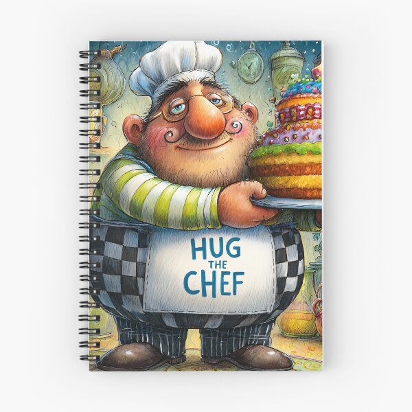 Item preview, Charming Chef Holding a Colorful Birthday Cake designed and sold by Artessie.