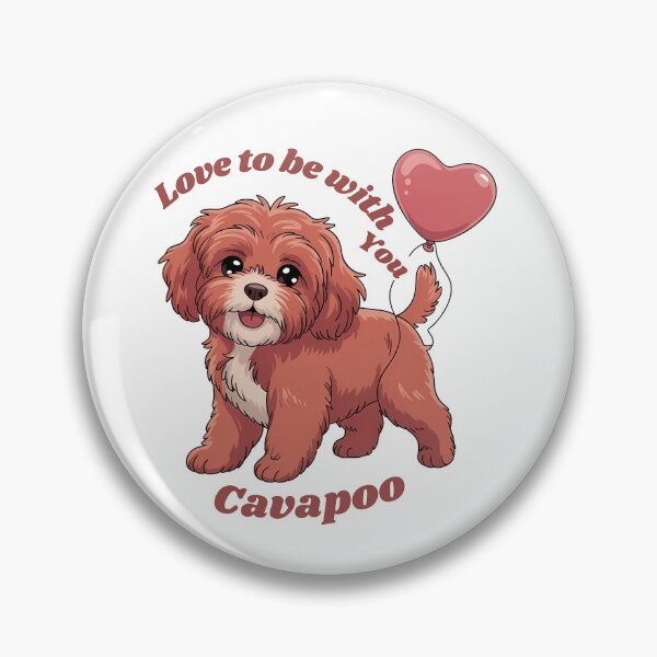 Item preview, Love to be with You Cavapoo  designed and sold by OhMyCotton.