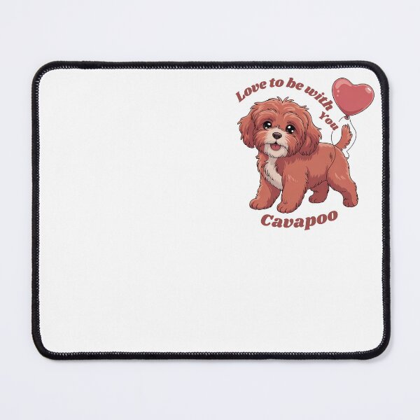 Item preview, Love to be with You Cavapoo designed and sold by OhMyCotton.