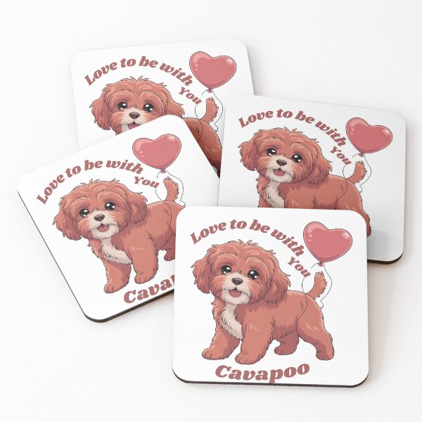 Item preview, Love to be with You Cavapoo  designed and sold by OhMyCotton.