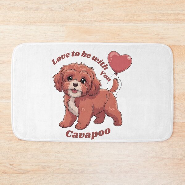 Item preview, Love to be with You Cavapoo  designed and sold by OhMyCotton.