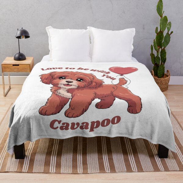 Item preview, Love to be with You Cavapoo designed and sold by OhMyCotton.