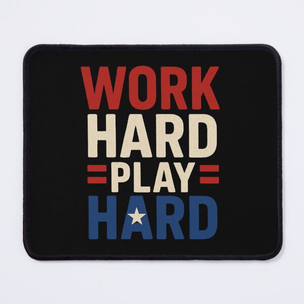 Item preview, Work Hard Play Hard - USA Star Cleat designed and sold by DesignsMjB.