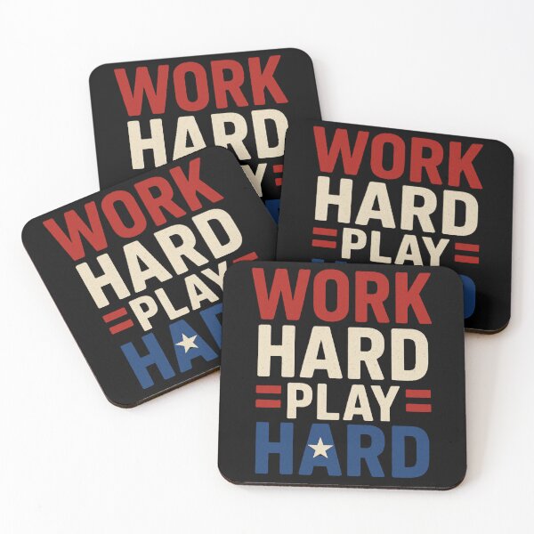 Item preview, Work Hard Play Hard - USA Star Cleat designed and sold by DesignsMjB.