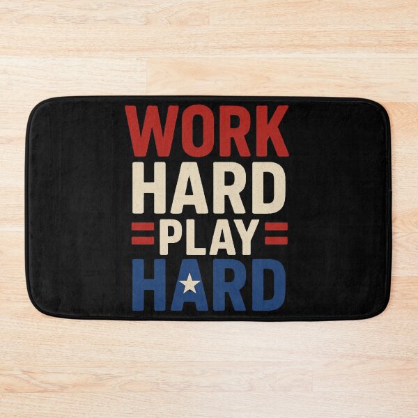Item preview, Work Hard Play Hard - USA Star Cleat designed and sold by DesignsMjB.