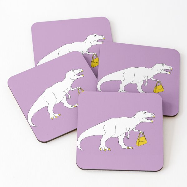 Item preview, T-rex dinosaur wearing a handbag designed and sold by Avonduren.