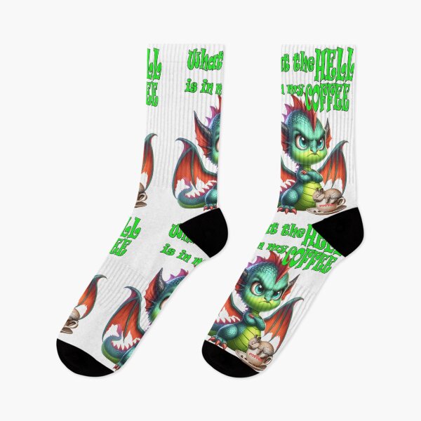 Item preview, Angry dragon snarls what the hell is in my coffee designed and sold by LoneAngel.
