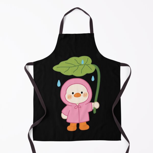 Item preview, Little Duck With Leaf Umbrella designed and sold by Hanazumiart.