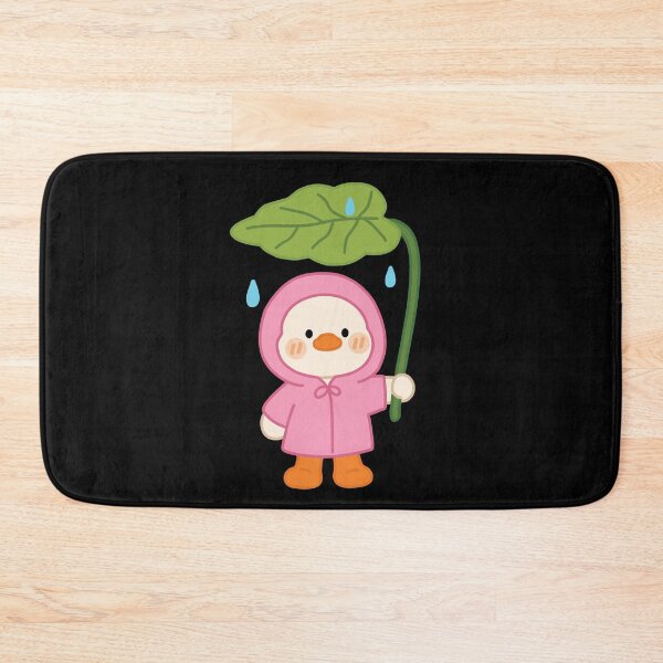 Item preview, Little Duck With Leaf Umbrella designed and sold by Hanazumiart.