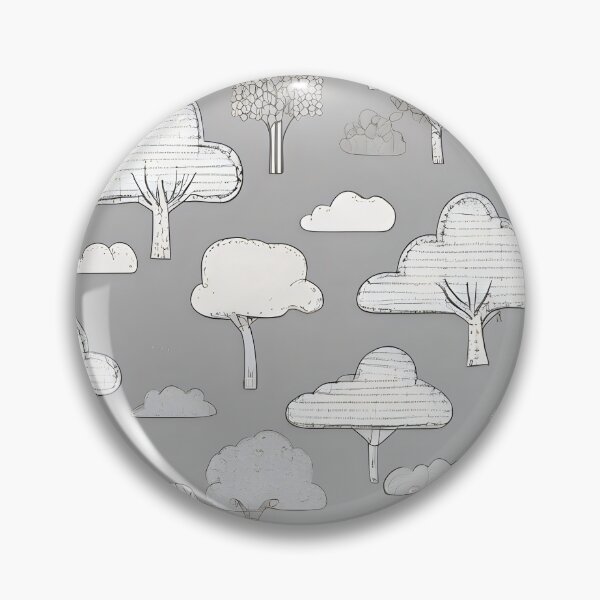Item preview, Cartoon style illustration of trees and clouds. designed and sold by MissYouONLY.