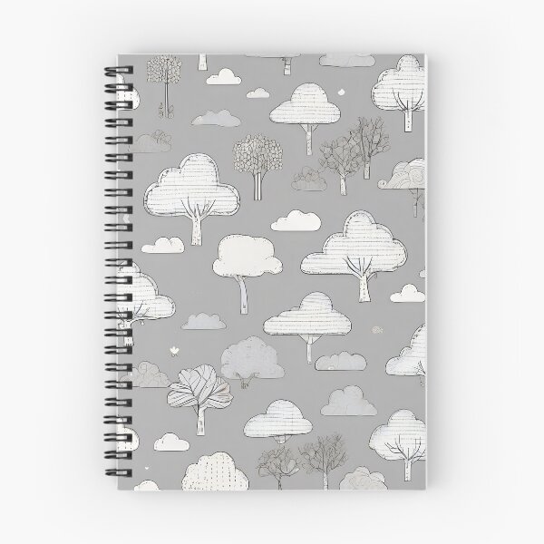 Item preview, Cartoon style illustration of trees and clouds. designed and sold by MissYouONLY.