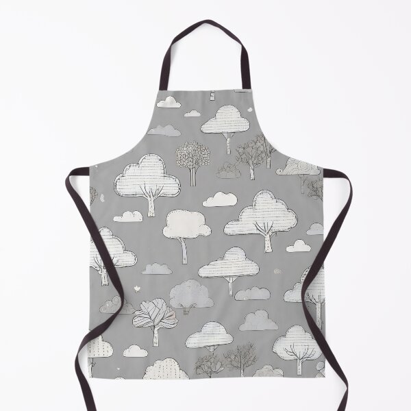 Item preview, Cartoon style illustration of trees and clouds. designed and sold by MissYouONLY.