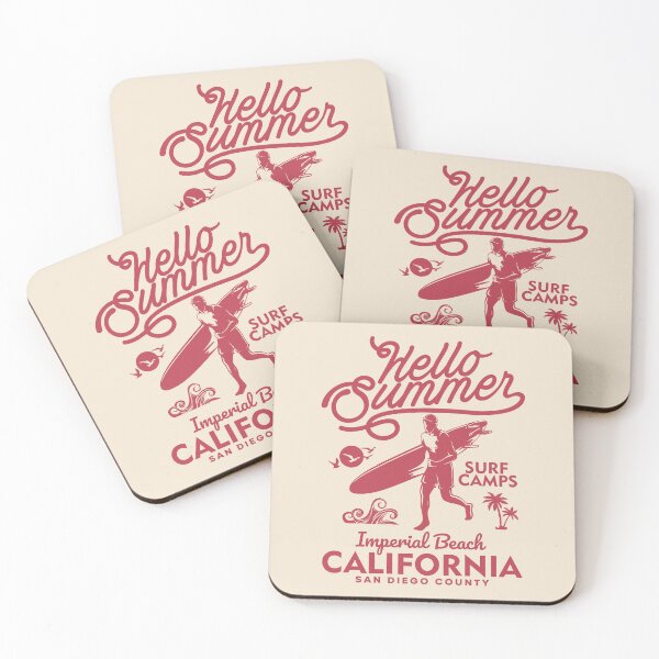 Item preview, Imperial Beach Summer Surf Camp Surfing San Diego County California designed and sold by eclecTEEq.