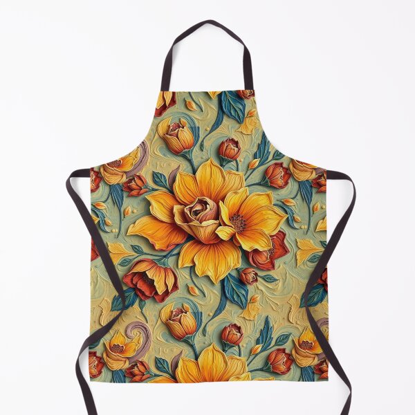 Item preview, 3D Van Gog Textured Oil Painting Floral Pattern for Home Decor and Accessories | Flower design for T-Shirts, Mugs & Stickers, Phone Cases designed and sold by TheGaliyaStudio.