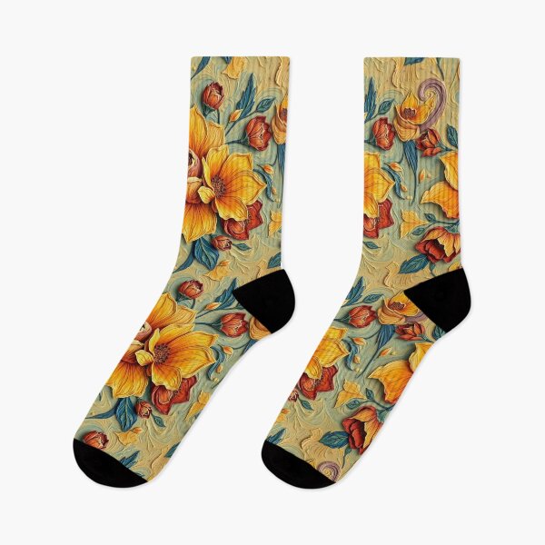 Item preview, 3D Van Gog Textured Oil Painting Floral Pattern for Home Decor and Accessories | Flower design for T-Shirts, Mugs & Stickers, Phone Cases designed and sold by TheGaliyaStudio.
