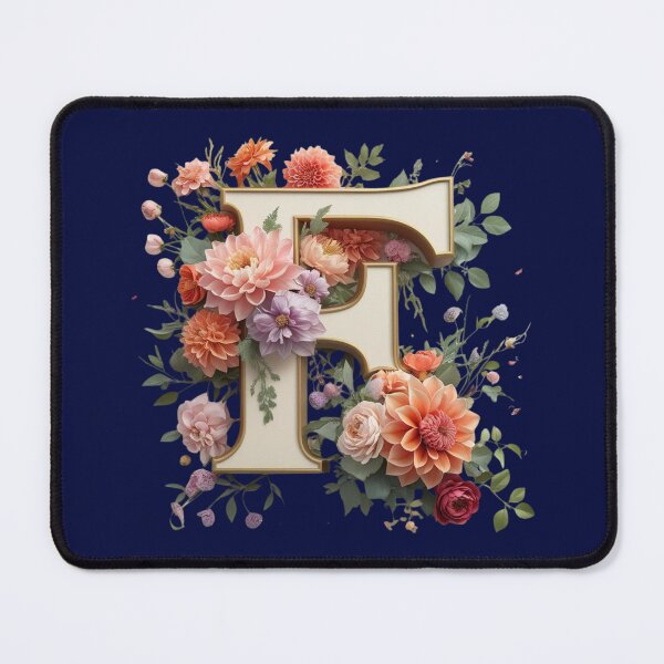 Artikelvorschau, Elegantes florales Monogramm Buchstabe F – Botanischer Anfangsbuchstabe mit Pfingstrosen, Rosen und Dahlien | Personalisiertes Geschenk & feminines Dekor entworfen und verkauft von AmenAlways.