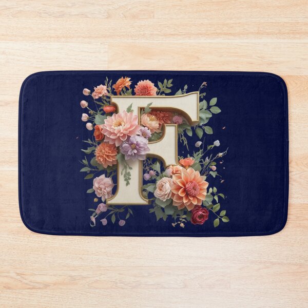 Item preview, Elegant Floral Monogram Letter F – Botanical Initial with Peonies, Roses & Dahlias | Personalized Gift & Feminine Decor designed and sold by AmenAlways.